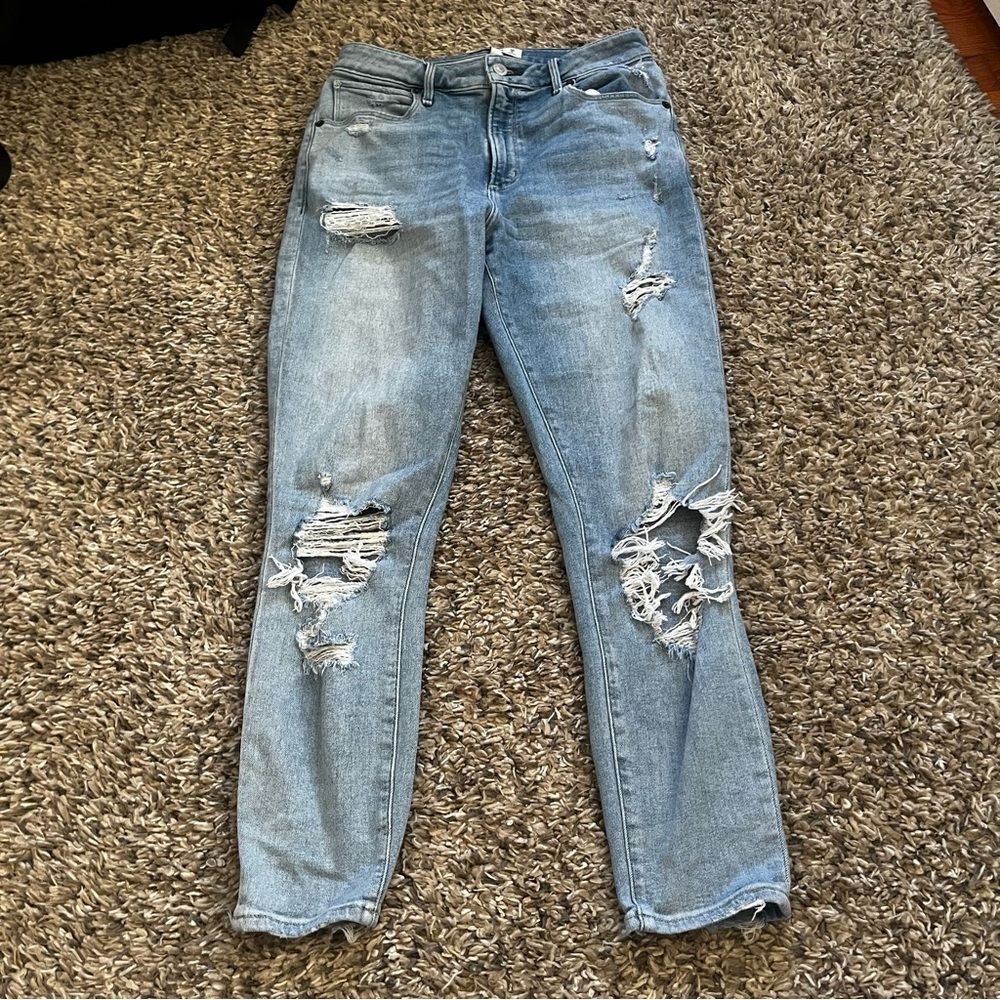 Abercrombie and fitch curve love high rise super skinny ankle size 6